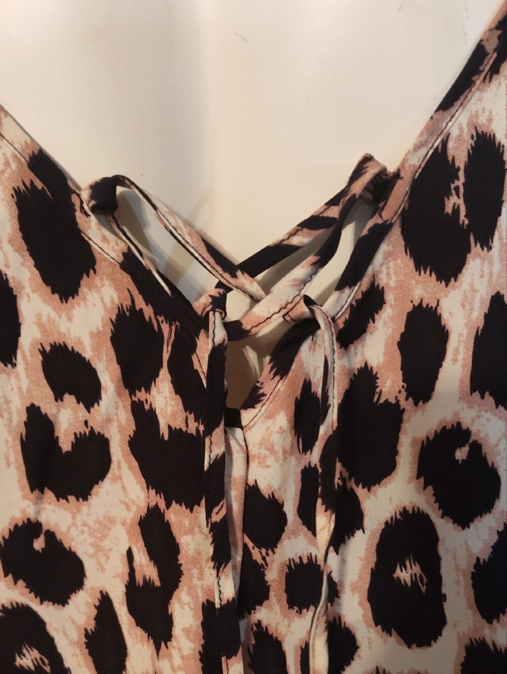 Leopard Print  Shorts Romper - Black & Cream - Picture 4 of 6